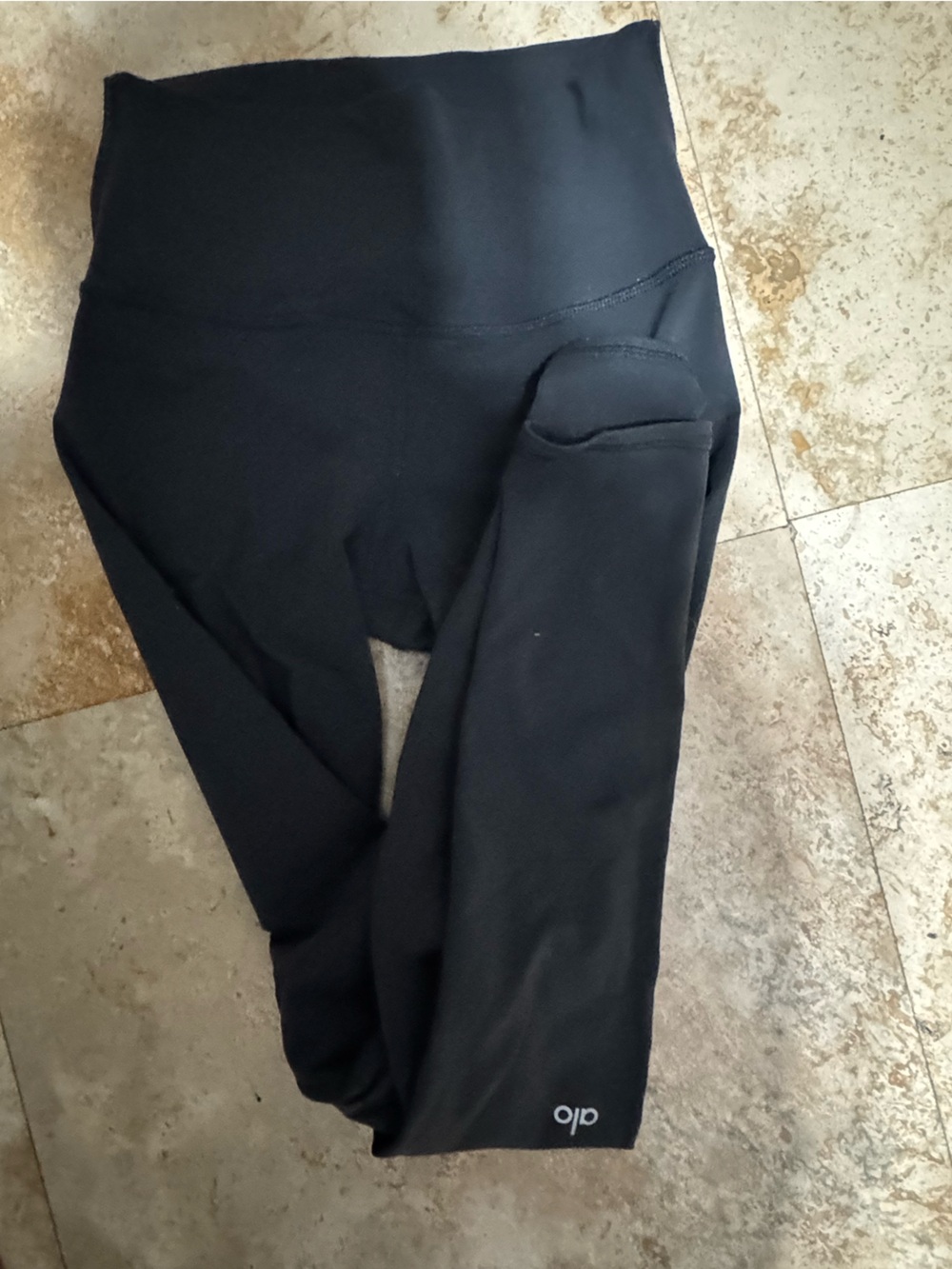 ALO Yoga Gray Stretch Leggings